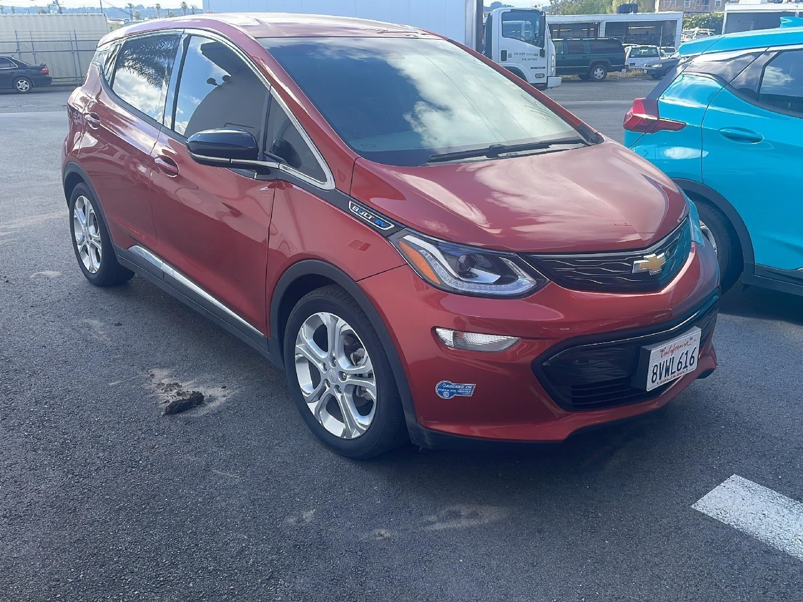 Used 2021 Chevrolet Bolt EV LT with VIN 1G1FY6S02M4109621 for sale in Watsonville, CA